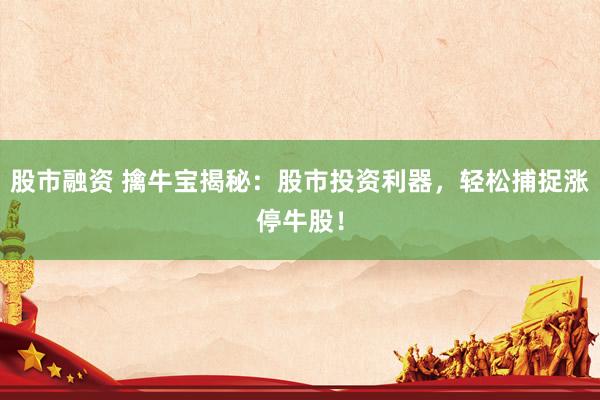 股市融资 擒牛宝揭秘：股市投资利器，轻松捕捉涨停牛股！