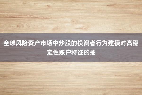 全球风险资产市场中炒股的投资者行为建模对高稳定性账户特征的抽